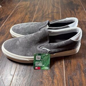 Vans Slip-On 59 Pig Suede Water Repellent M Size 9.5/W 11 Gray/White